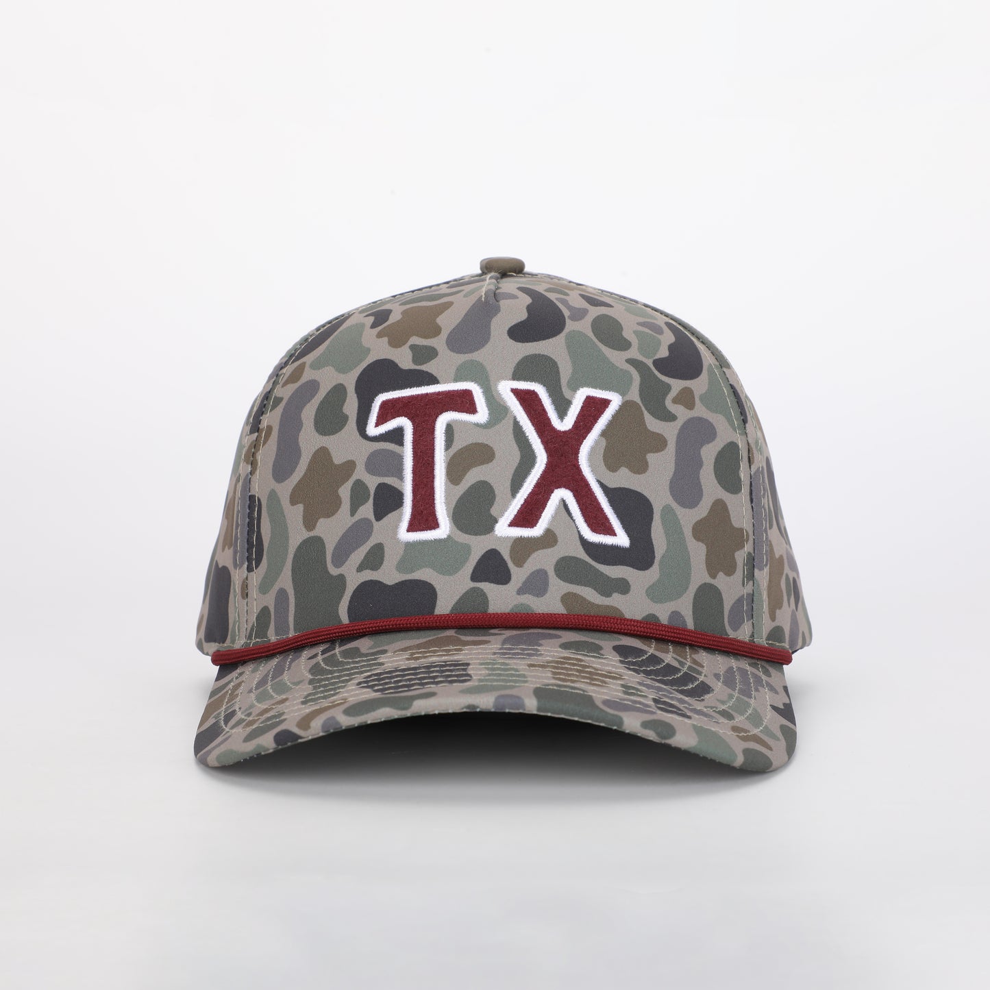 TX Hat in TexCamo™ & College Maroon