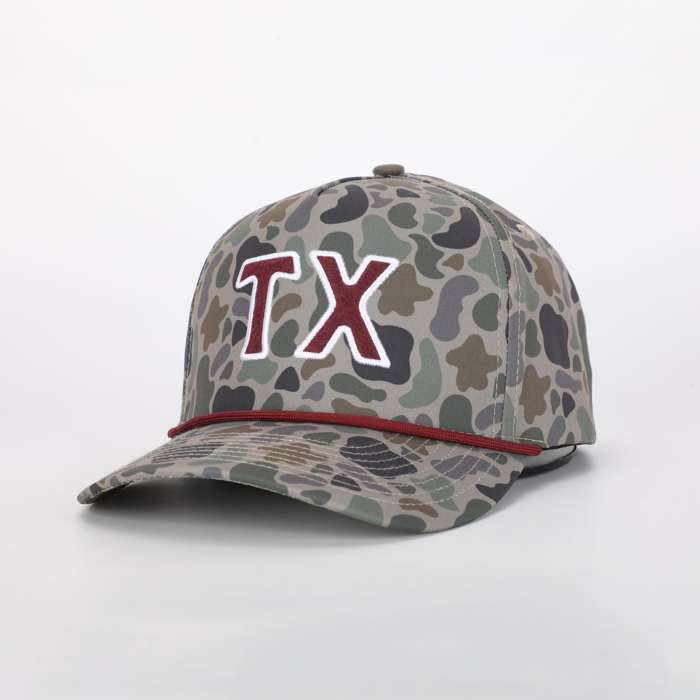 TX Hat in TexCamo™ & College Maroon