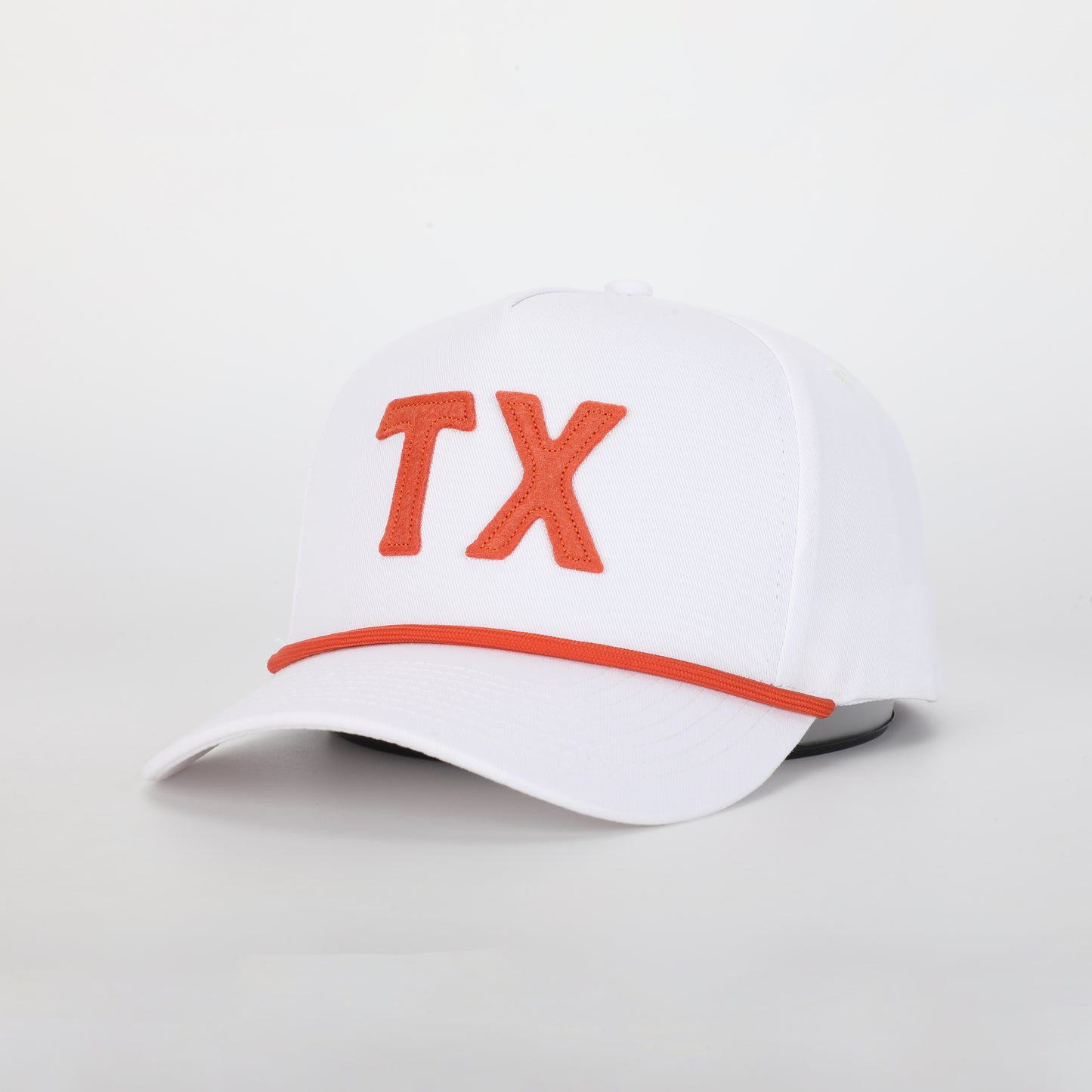 TX Hat in Stadium White & Austin Orange